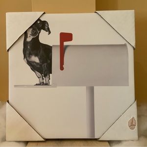 Dachshund art canvas picture  “you’ve got mail” NWT